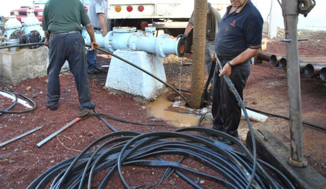 Pretendían robar cable en un pozo de agua