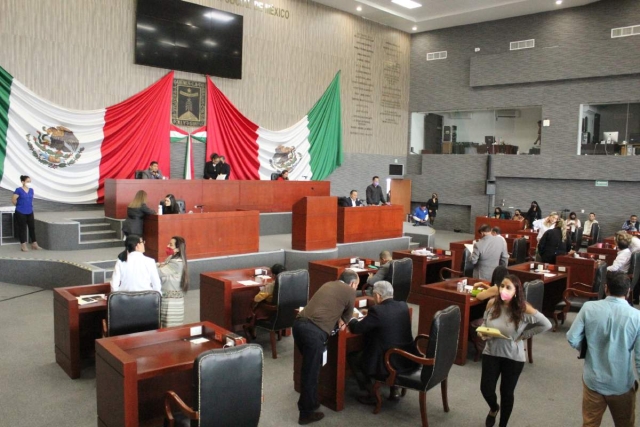 Imagen de la sesión en el Congreso del estado de este jueves. 