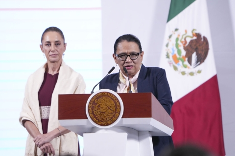 Rosa Icela Rodríguez, secretaria de Gobernación.