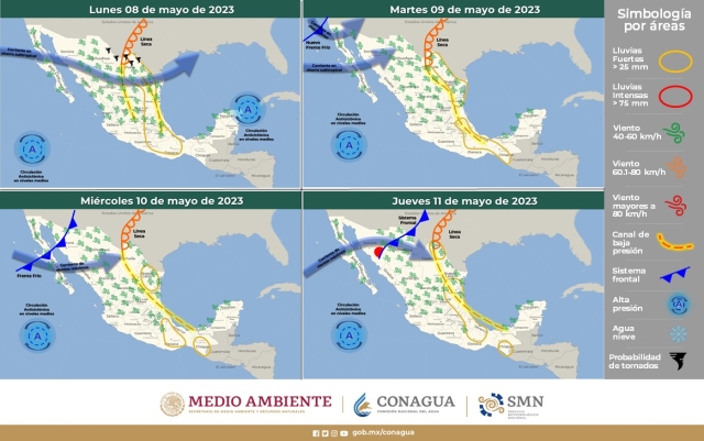 Tendrá Morelos condiciones inestables, tiempo cálido y posibilidad de lluvias