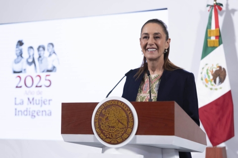 &#039;Es muy extraño que ocurra&#039;, declara Sheinbaum tras afectación en AICM