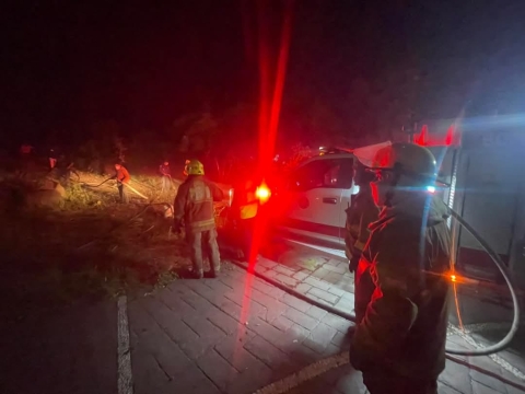 Se realiza valoración de riesgo ante supuesto aviso de evacuación por incendio forestal en Santo Domingo: CEPCM