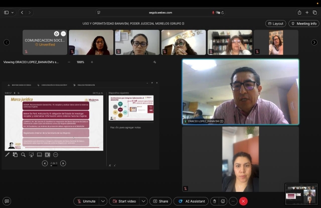 Inician personas juzgadoras capacitaci&oacute;n para el registro en Banavim
