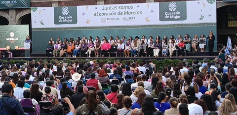 Preside gobernadora arranque del programa &quot;Corazón de Mujer, juntas somos el corazón de Morelos&quot;
