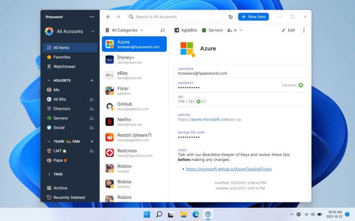 1Password para Windows recibe su mayor actualización en años, y presume mejoras de rendimiento