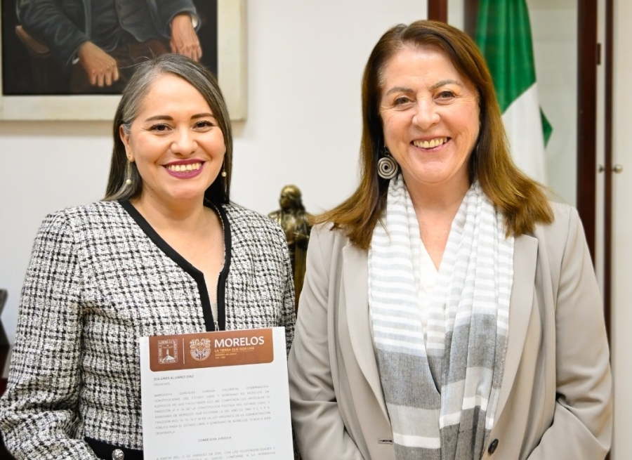 Designa gobernadora de Morelos a Dolores Álvarez Díaz como titular de la Consejería Jurídica