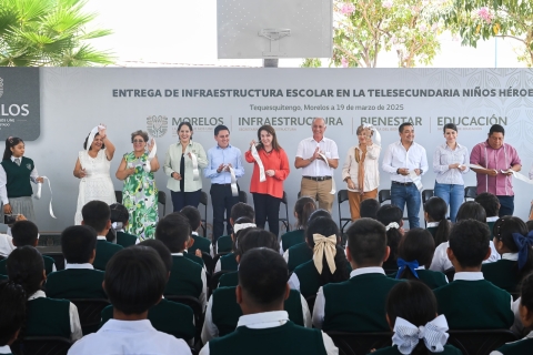 Fortalece gobierno de Margarita González Saravia infraestructura educativa en colaboración con la federación