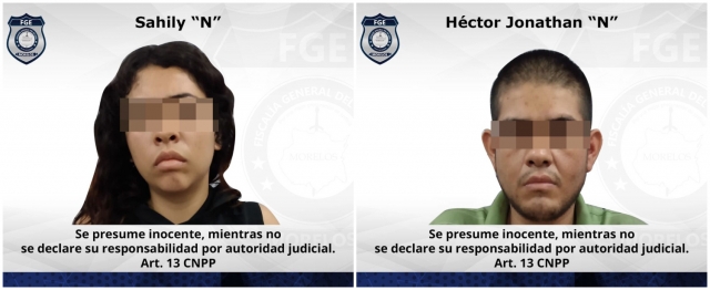 Aprehende AIC a pareja por presunto intento de homicidio en Tlaquiltenango