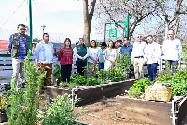 Inicia Margarita Gonz&aacute;lez Saravia programas de agroecolog&iacute;a y sostenibilidad escolar