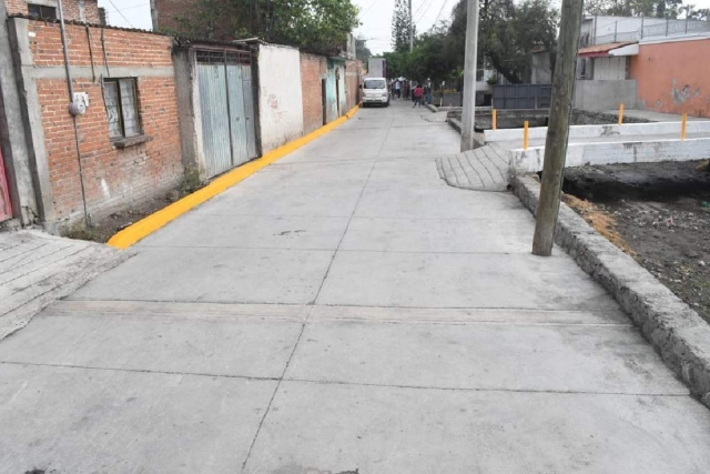 Vecinos refirieron que solicitaron la obra durante más de diez años, pero fue hasta ahora cuando les hicieron caso.