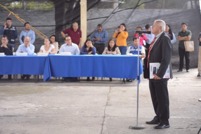 Realizan sesión abierta de cabildo en la Lagunilla