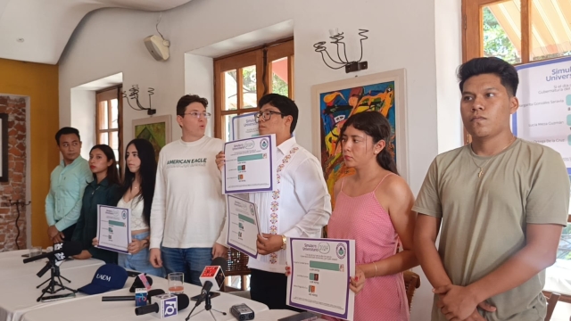 9 mil 701 votos en &#039;Simulacro Universitario 2024&#039;; dan triunfo a Sheinbaum y a González Saravia