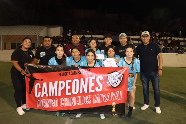 El equipo femenil de La 224 mostró su hegemonía.