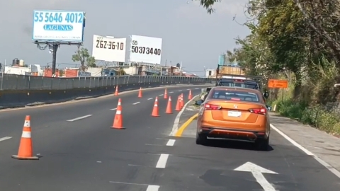 Intenso tr&aacute;fico en autopista M&eacute;xico-Acapulco