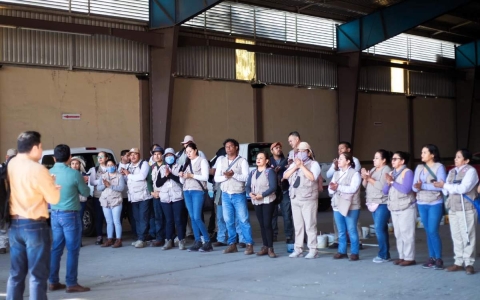 Las brigadas ya comenzaron a recorrer las diversas localidades del municipio.