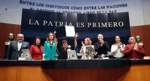 Godoy Ramos tom&oacute; protesta ante el Pleno del Senado y recibi&oacute; su nombramiento como titular de la Fiscal&iacute;a General de la Rep&uacute;blica.