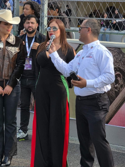 Arleth Terán participó en el evento como invitada especial.