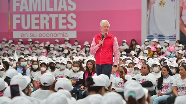 Alfredo Del Mazo anuncia el fin del Salario Rosa