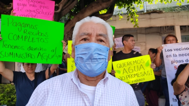 Vecinos de colonia Zodiaco protestan ante SAPAC