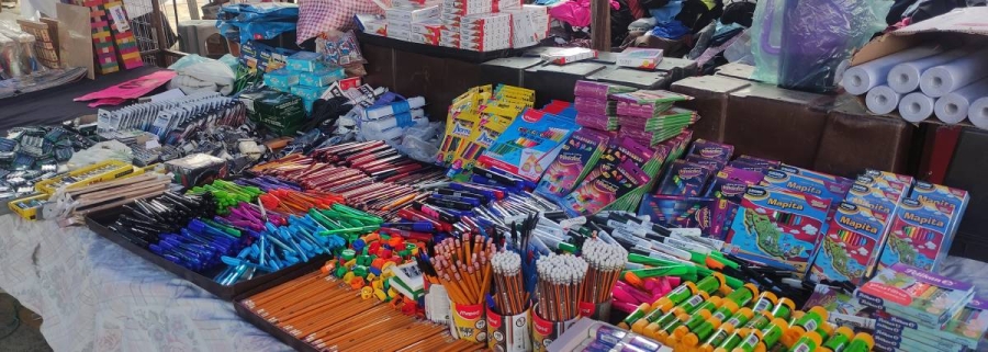 Lo más solicitado son cuadernos y lápices de colores