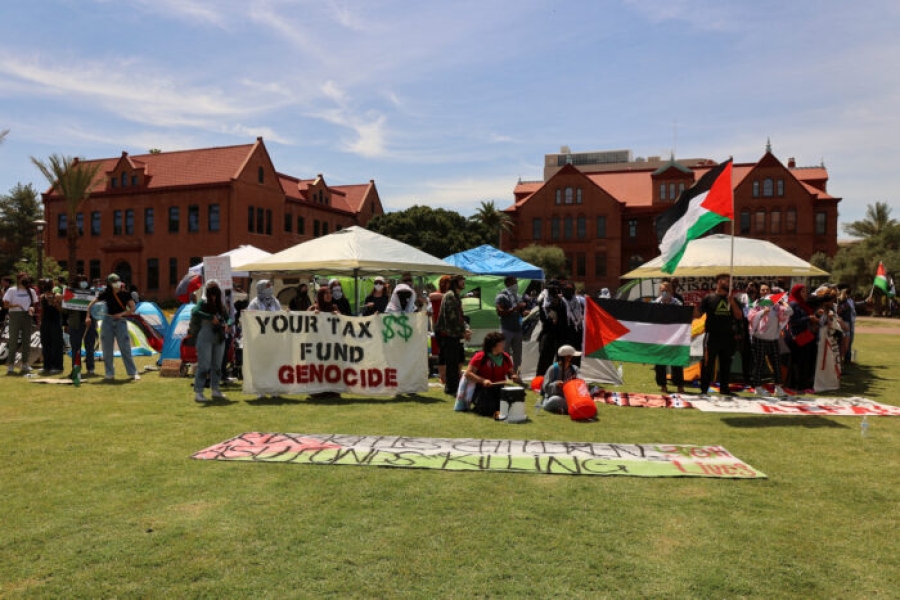 Al menos 60 universidades de Estados Unidos protestan por Palestina
