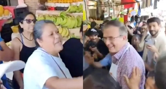 &quot;Corren&quot; a Marcelo Ebrard de mercado en Cuernavaca; &quot;¡Tómese su foto y hágase a un ladito!&quot;