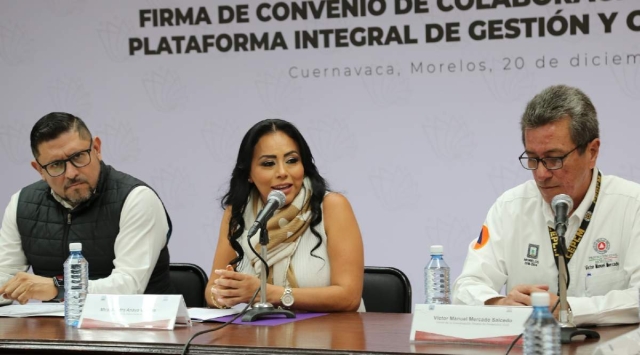 Beneficia secretaría de Administración a la Coordinación Estatal de Protección Civil Morelos con plataforma tecnológica