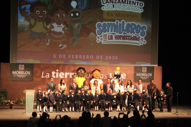 Morelos, sede de lanzamiento del programa nacional 'Semilleros de la honestidad'