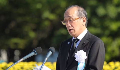 Kazumi Matsui, alcalde de Hiroshima.