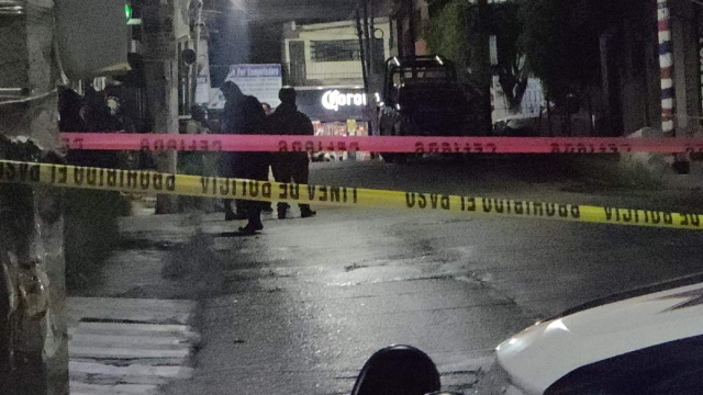   La zona fue resguardada por elementos del Ejército.