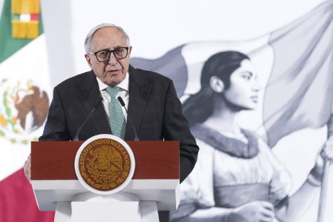 El secretario de Salud, David Kershenobich, tomó parte en la conferencia “Mañanera del Pueblo” de ayer. 