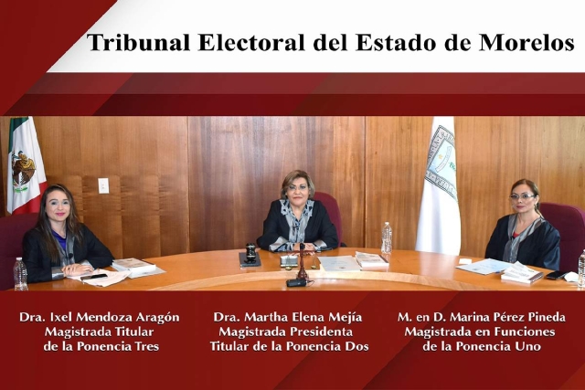 Las magistradas electorales.