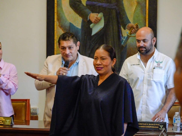 El Ayuntamiento de Cuautla entregó la constancia de triunfo a Chimal Ramos a finales de julio pasado. 