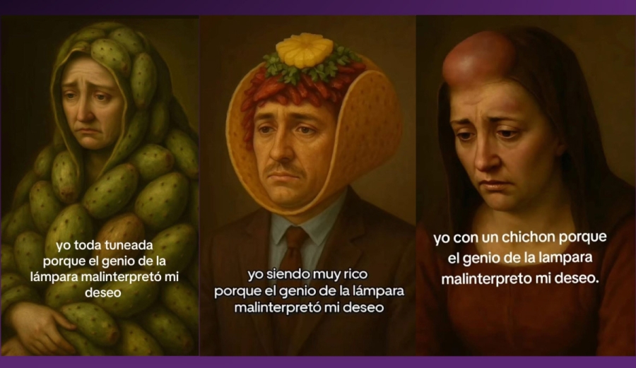 'El genio mal interpretó mi deseo': el meme viral de la IA
