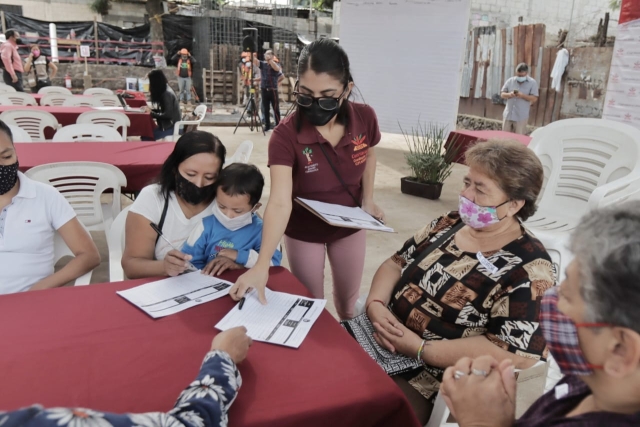 En marcha obras de mejoramiento urbano en Patios de la Estación