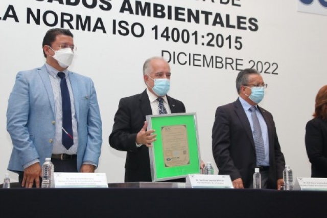 Recibe UAEM certificaciones por cumplir normas ambientales