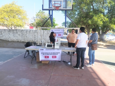 Realizan votaciones para ayudante municipal en UH Morelos, en Jojutla; gana planilla rosa