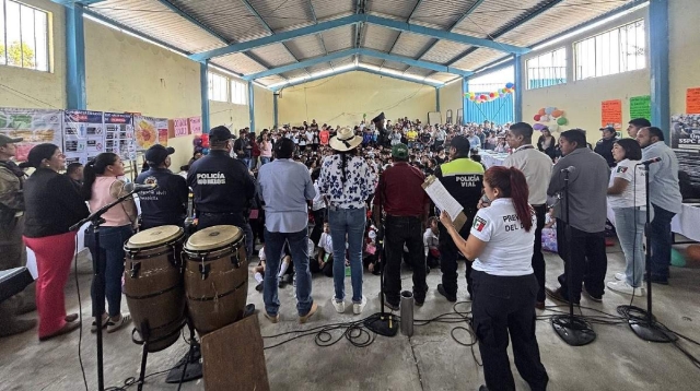  Realizan Feria de la Prevenci&oacute;n en la comunidad de Tecajec