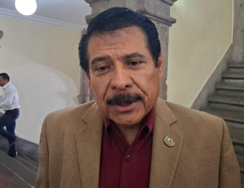 Gil Magadán, líder del Sntsa Morelos. 