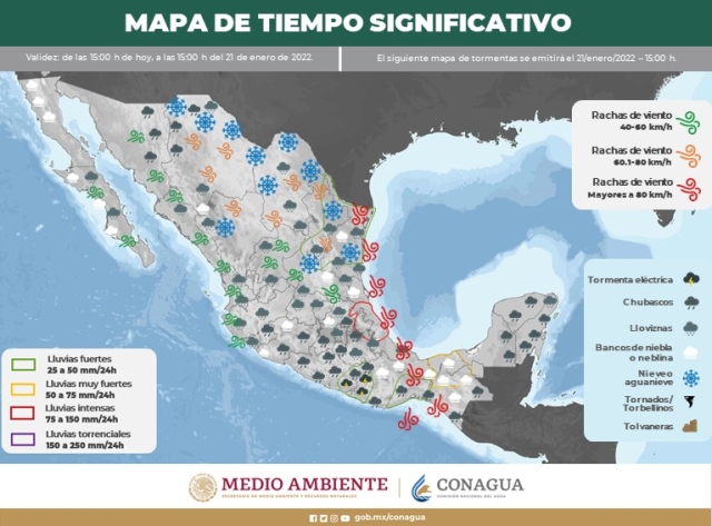 Continuará tiempo variable para fin de semana en Morelos