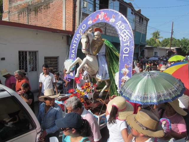 Comenzó la feria de Santiago apóstol en Zacatepec