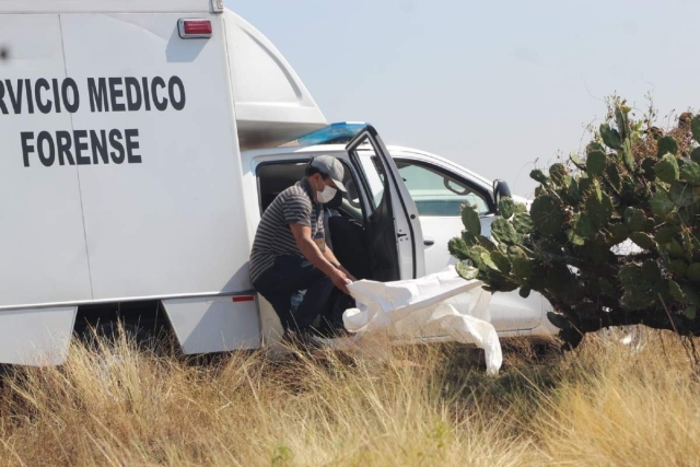 El cuerpo fue retirado en una unidad del Semefo.