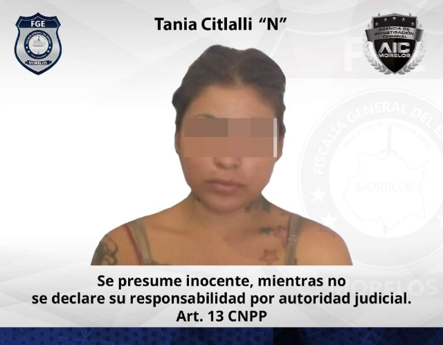 Capturan a una joven acusada de narcomenudeo