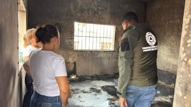  Por quemar basura, incendio en casa de Puente de Ixtla 