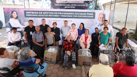 Entregan en Jiutepec apoyos a sectores vulnerables