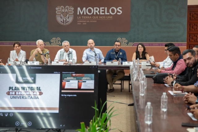 Acuerda Gobierno de Morelos con municipios acciones en periferia de espacios educativos universitarios para entornos m&aacute;s seguros