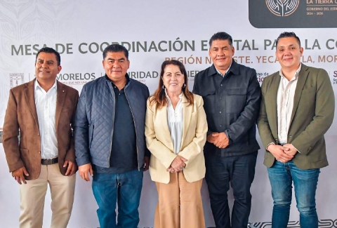 Yecapixtla, sede de la Mesa de Coordinación por la Paz y Seguridad