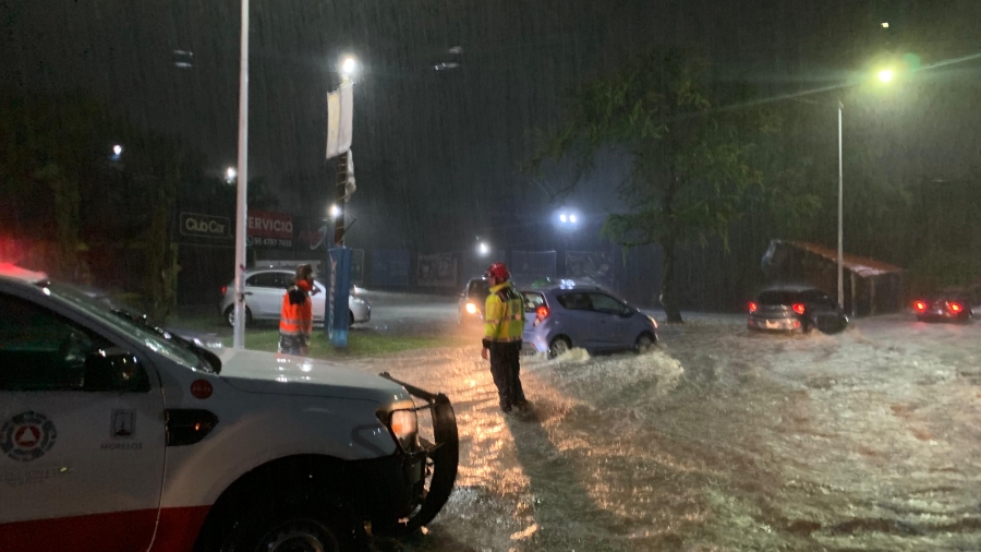 Brinda Gobierno de Morelos apoyo tras lluvias en Jiutepec y Emiliano Zapata