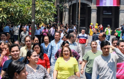 El simulacro será simultáneo con el de la Ciudad de México. 