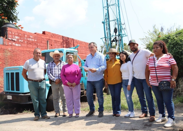 Alcalde de Jiutepec supervisa rehabilitación del pozo de agua potable &#039;Moras&#039;